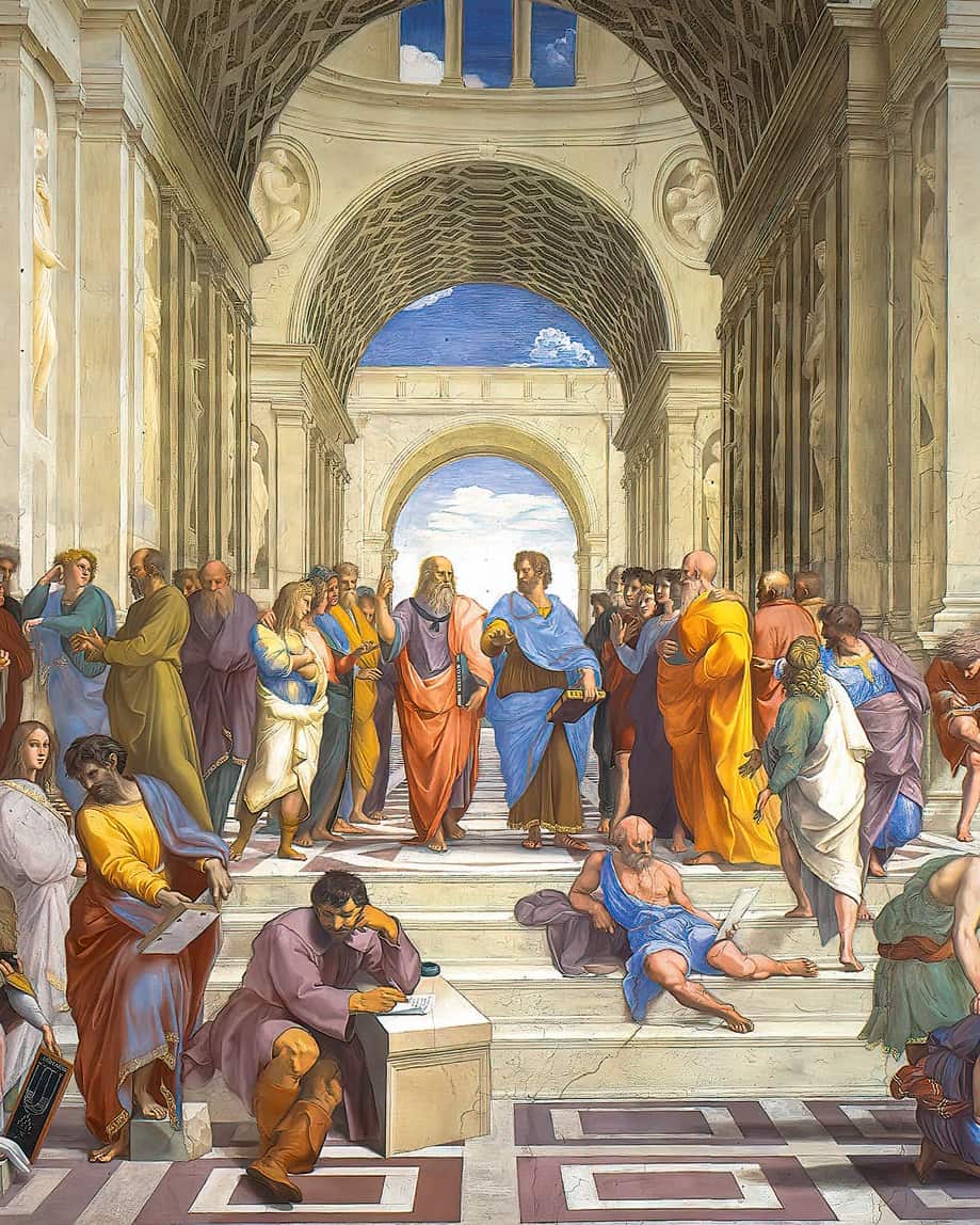 Post View: Ecole Athenes Raphael Vatican Rome Italie