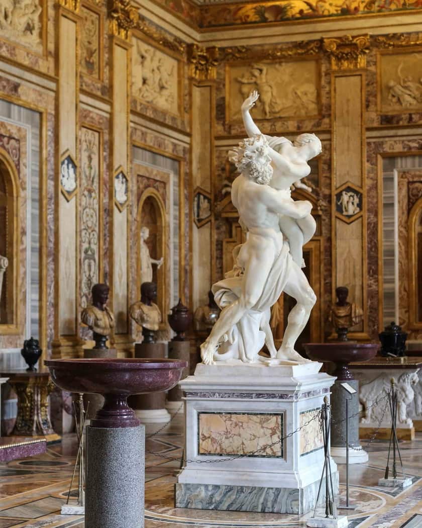 galleria borghese rome art sculpture majeure