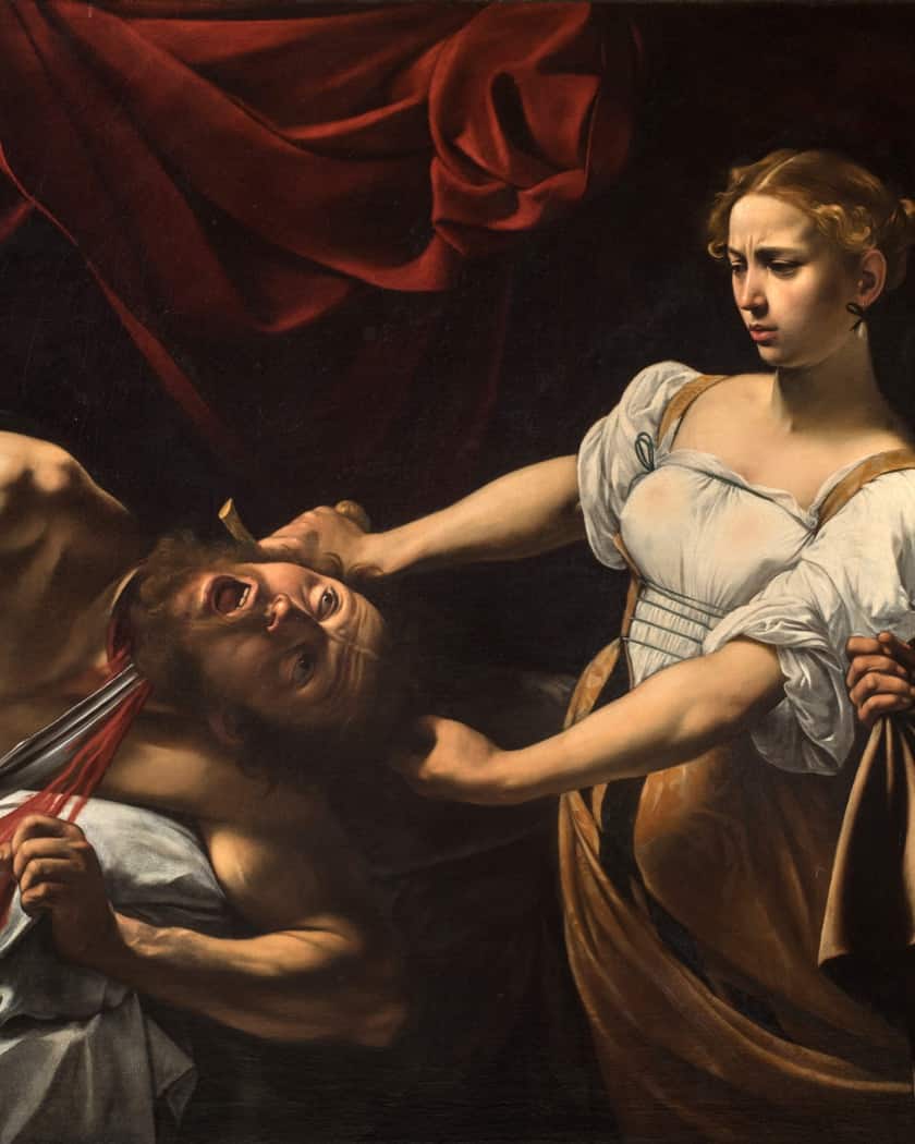 judith holopherne caravage rome italie