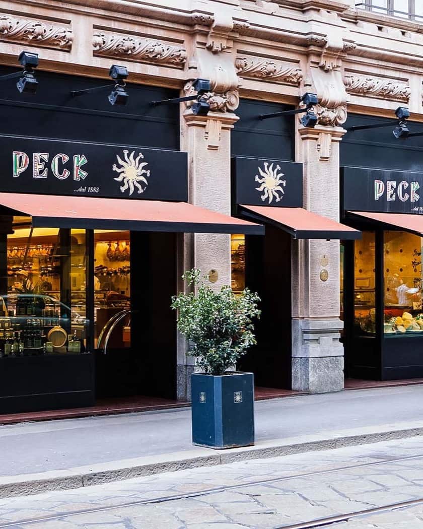 peck gastronomie italienne milan lombardie