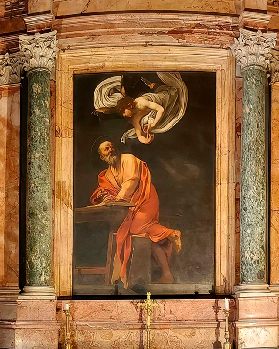 Post View: Vocation Saint Matthieu Caravage Rome Italie